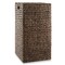 Casafield Laundry Hamper with Lid and Removable Liner Bag, Woven Water Hyacinth Square Laundry Basket Sorter for Clothes and Towels